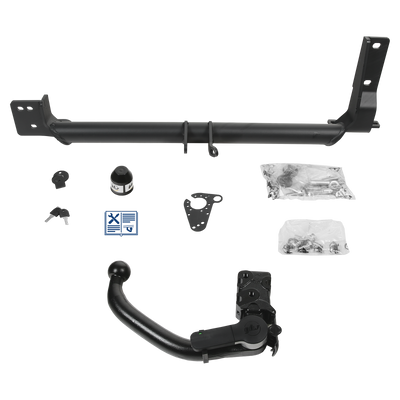 Attelage rotule démontable GDW + faisceau TowTec spécifique 7 broches