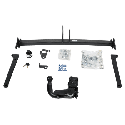 Attelage rotule démontable GDW + faisceau TowTec spécifique 13 broches