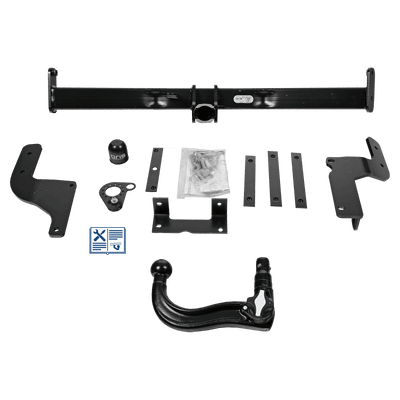 Attelage rotule démontable Oris + faisceau TowTec universel 7 broches