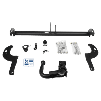 Attelage rotule démontable GDW + faisceau TowTec universel 7 broches