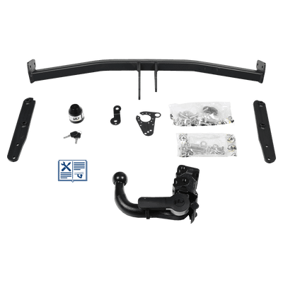 Attelage rotule démontable GDW + faisceau TowTec spécifique 7 broches