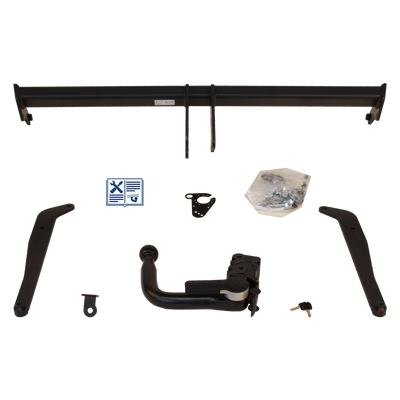 Attelage rotule démontable GDW + faisceau TowTec spécifique 7 broches