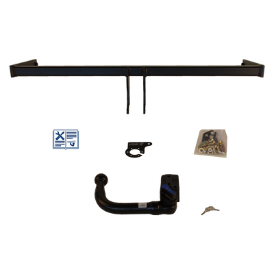 Attelage rotule démontable AUTO-HAK + faisceau TowTec spécifique 7 broches