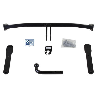 Attelage col de cygne TowCar + faisceau TowTec spécifique 7 broches