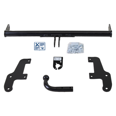 Attelage col de cygne HOOK + faisceau TowTec universel 7 broches