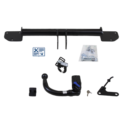 Attelage rotule démontable HOOK + faisceau TowTec spécifique 7 broches
