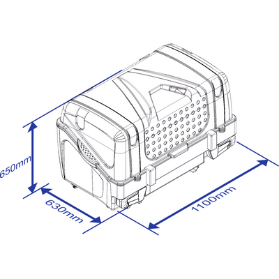 Coffre arrière TowBox V1 noir