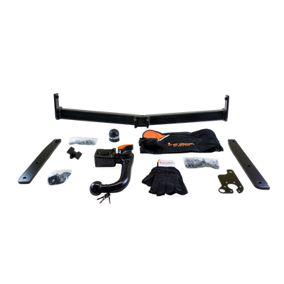 Attelage rotule démontable TowCar + faisceau TowTec universel 7 broches