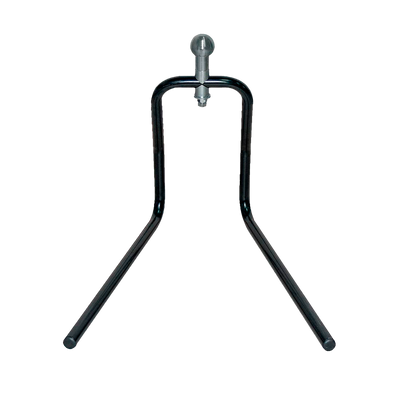 Présentoir avec rotule pour porte-vélos