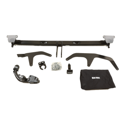 Attelage rotule démontable Brink + faisceau TowTec spécifique 13 broches