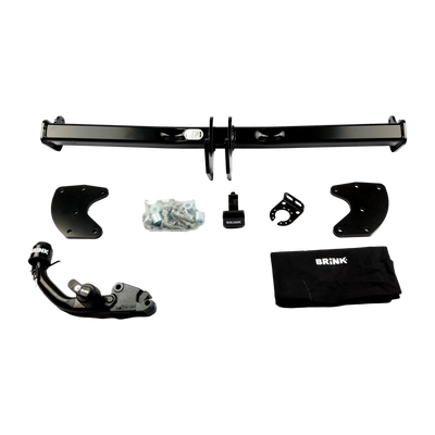 Attelage rotule démontable Brink + faisceau TowTec universel 7 broches