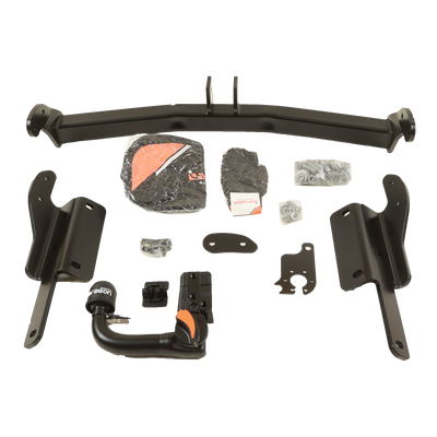 Attelage rotule démontable TowCar + faisceau TowTec universel 7 broches