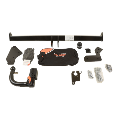 Attelage rotule démontable TowCar + faisceau TowTec spécifique 7 broches