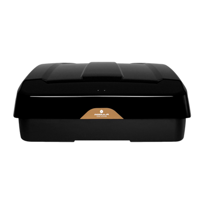 Coffre de toit Modula Falcon 400 black glossy