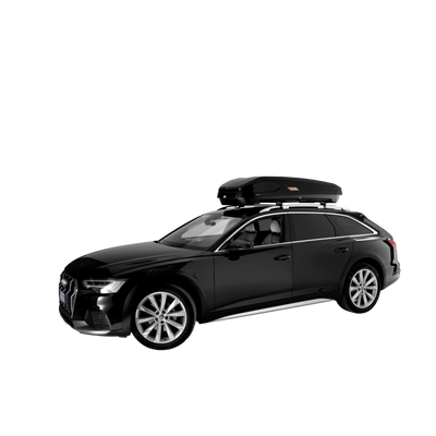 Coffre de toit Modula Falcon 550 black glossy