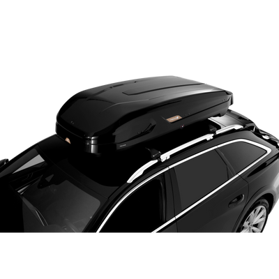Coffre de toit Modula Falcon 550 black glossy